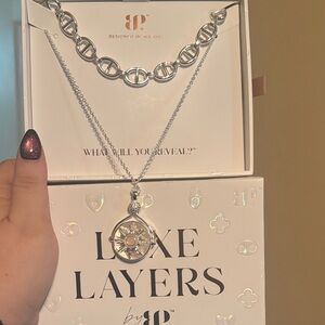 We Dont Compete: Mother of Pearl and Silver Luxe Layers